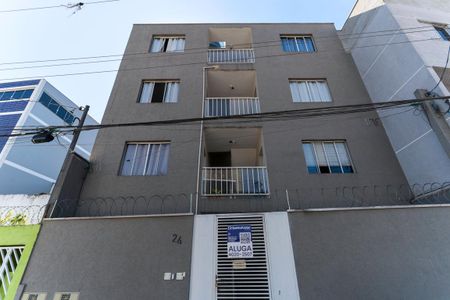 Fachada do prédio de apartamento para alugar com 1 quarto, 38m² em Vila Carbone, São Paulo