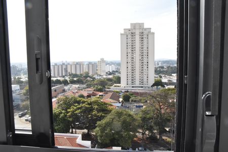 suite vista da janela de apartamento à venda com 1 quarto, 50m² em Parque do Colégio, Jundiaí