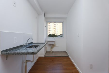Cozinha de apartamento para alugar com 2 quartos, 37m² em Vila Sonia, São Paulo