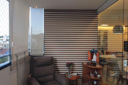 Varanda da Sala de apartamento à venda com 3 quartos, 85m² em Itamarati, Belo Horizonte