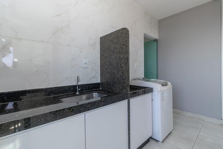 Área de Serviço de apartamento à venda com 3 quartos, 110m² em Candelária, Belo Horizonte