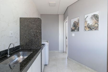 Área de Serviço de apartamento à venda com 3 quartos, 110m² em Candelária, Belo Horizonte