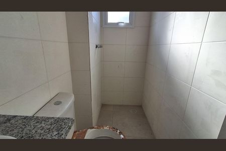 Banheiro Social de apartamento à venda com 2 quartos, 48m² em Nova Gerti, São Caetano do Sul