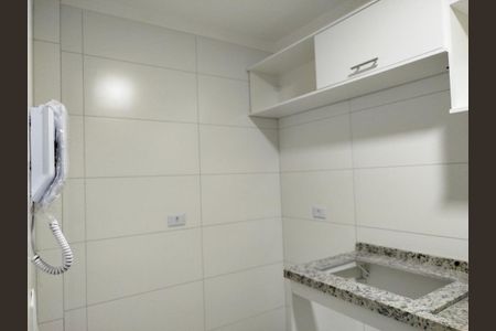 Cozinha e área de serviço de kitnet/studio à venda com 1 quarto, 30m² em Vila Santa Isabel, São Paulo