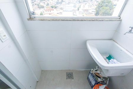 area de serviço de apartamento à venda com 3 quartos, 150m² em Santa Branca, Belo Horizonte