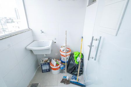 area de serviço de apartamento à venda com 3 quartos, 150m² em Santa Branca, Belo Horizonte