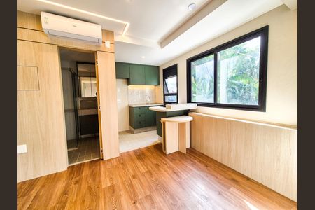 Cozinha de apartamento para alugar com 1 quarto, 25m² em Higienópolis, São Paulo