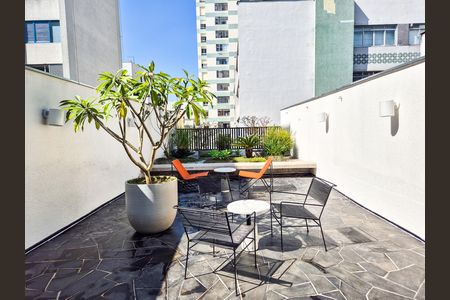 Área comum de apartamento para alugar com 1 quarto, 25m² em Higienópolis, São Paulo