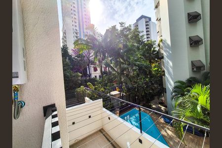Vista da varanda do Quarto de apartamento para alugar com 1 quarto, 25m² em Higienópolis, São Paulo