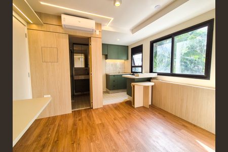 Sala de apartamento para alugar com 1 quarto, 25m² em Higienópolis, São Paulo