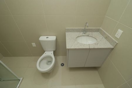 Banheiro de kitnet/studio à venda com 1 quarto, 32m² em Ipiranga, São Paulo