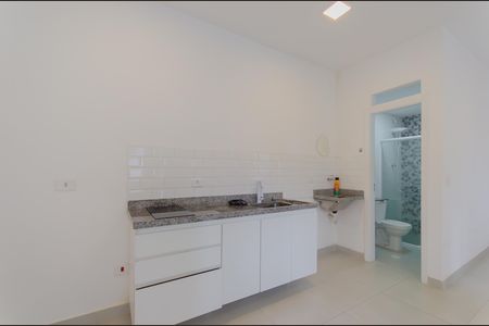 Cozinha e Área de Serviço de kitnet/studio para alugar com 1 quarto, 28m² em Ipiranga, São Paulo