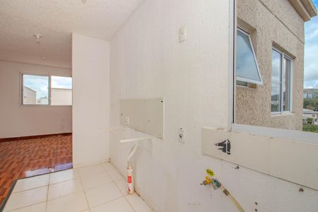Cozinha de apartamento para alugar com 2 quartos, 60m² em Jardim Dona Leopoldina, Porto Alegre