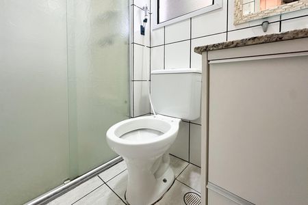 Banheiro Social de apartamento à venda com 3 quartos, 56m² em Jd Irajá, São Bernardo do Campo