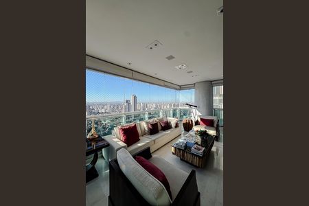Varanda da Sala de apartamento para alugar com 4 quartos, 335m² em Vila Regente Feijó, São Paulo