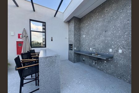 Área comum - Churrasqueira de apartamento à venda com 1 quarto, 44m² em Ouro Preto, Belo Horizonte