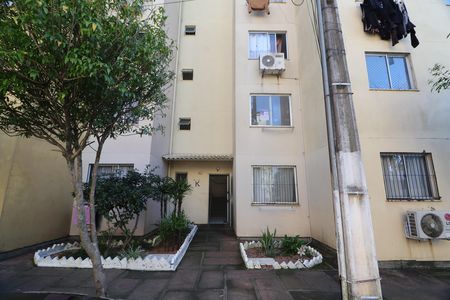 Fachada do bloco de apartamento à venda com 2 quartos, 40m² em Mato Grande, Canoas