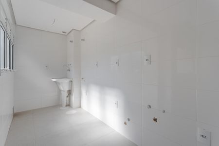 Cozinha e Área de Serviço de apartamento à venda com 2 quartos, 63m² em Bom Jesus, Porto Alegre