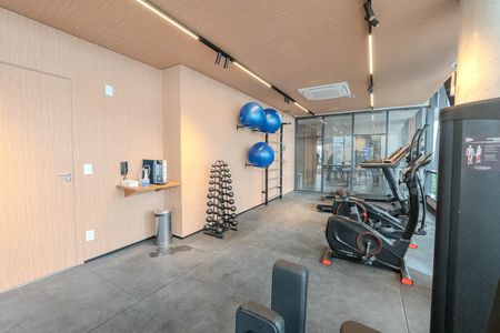 Área comum - Academia de apartamento para alugar com 1 quarto, 24m² em Bela Vista, São Paulo