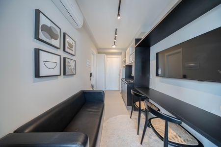 Sala de apartamento para alugar com 1 quarto, 24m² em Bela Vista, São Paulo
