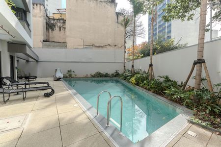 Área comum - Piscina de apartamento para alugar com 1 quarto, 24m² em Bela Vista, São Paulo