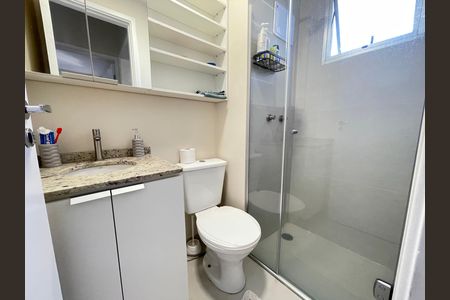 Banheiro de apartamento à venda com 2 quartos, 47m² em Vila Gomes, São Paulo