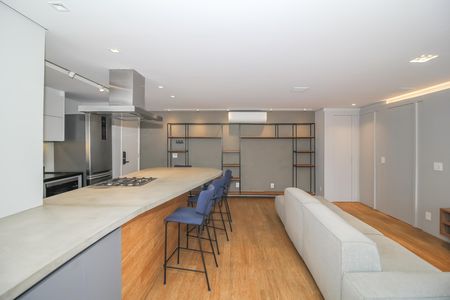 Sala de apartamento para alugar com 1 quarto, 62m² em Lapa, São Paulo