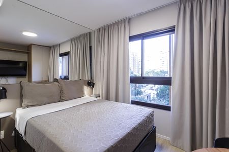 Studio de kitnet/studio para alugar com 1 quarto, 20m² em Indianópolis, São Paulo