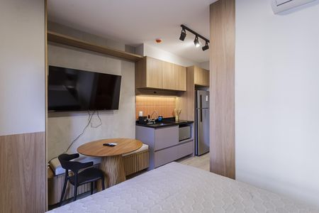 Studio de kitnet/studio para alugar com 1 quarto, 20m² em Indianópolis, São Paulo