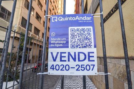 Placa de apartamento à venda com 1 quarto, 35m² em Liberdade, São Paulo