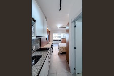Cozinha de kitnet/studio para alugar com 1 quarto, 28m² em Ipiranga, São Paulo