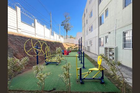 Área comum - Academia de apartamento para alugar com 2 quartos, 45m² em Nacional, Contagem