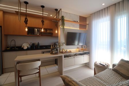 Sala de apartamento à venda com 2 quartos, 54m² em Centro, Canoas