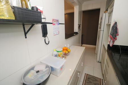 Cozinha de apartamento à venda com 3 quartos, 63m² em Parque Sao Vicente, Santo André