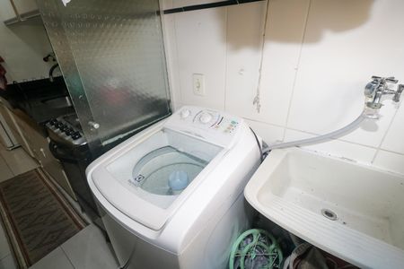 Área de Serviço de apartamento à venda com 3 quartos, 63m² em Parque Sao Vicente, Santo André