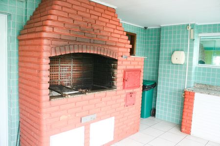 Área comum - Churrasqueira de apartamento para alugar com 1 quarto, 40m² em Boqueirão, Praia Grande