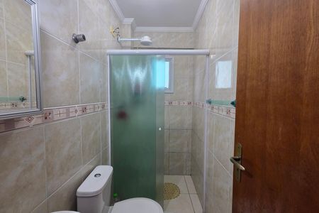 Banheiro de apartamento para alugar com 1 quarto, 40m² em Boqueirão, Praia Grande