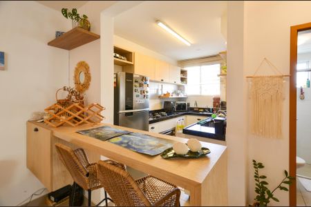 Cozinha de apartamento para alugar com 2 quartos, 53m² em Colégio Batista, Belo Horizonte