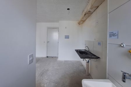 Área de Serviço de apartamento à venda com 2 quartos, 37m² em Jardim, Santo André