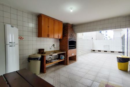 Área comum - Churrasqueira de apartamento para alugar com 1 quarto, 58m² em Vila Assuncao, Praia Grande