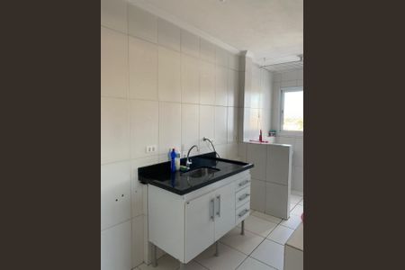 Cozinha de apartamento para alugar com 2 quartos, 45m² em Vila Sonia, Praia Grande
