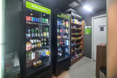 Área comum - Mercadinho de apartamento para alugar com 1 quarto, 28m² em Sumaré, São Paulo