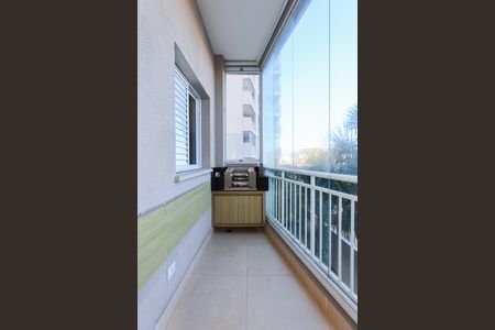 Varanda da Sala de apartamento à venda com 2 quartos, 51m² em Jardim Monte Alegre, Taboão da Serra