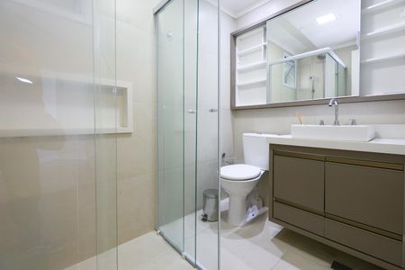 Banheiro de apartamento à venda com 2 quartos, 51m² em Jardim Monte Alegre, Taboão da Serra