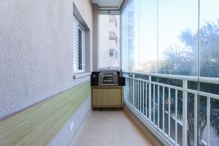 Varanda da Sala de apartamento à venda com 2 quartos, 51m² em Jardim Monte Alegre, Taboão da Serra