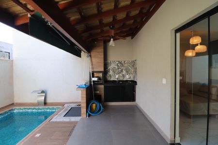 Varanda gourmet  de casa para alugar com 3 quartos, 140m² em Parque Sao Sebastiao, Ribeirão Preto