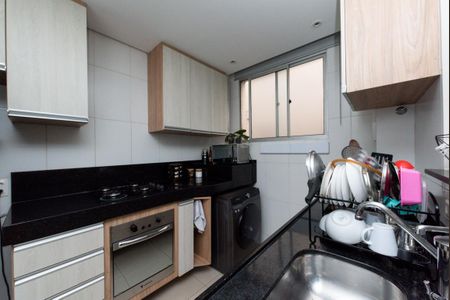 Cozinha e Área de Serviço de apartamento à venda com 2 quartos, 45m² em Santa Maria, Contagem