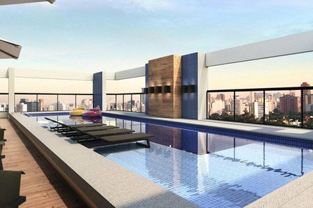 Área comum de apartamento para alugar com 1 quarto, 54m² em Boqueirão, Santos