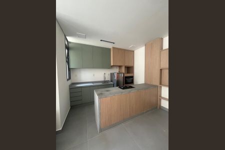 Cozinha de apartamento para alugar com 1 quarto, 46m² em Cambuí, Campinas