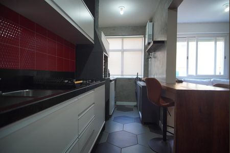 Cozinha de apartamento para alugar com 1 quarto, 39m² em Petrópolis, Porto Alegre